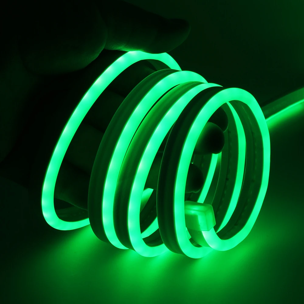 Neon LED Light Strips 12V Waterproof Rope SMD 2835 120LEDs/m Silicone Tube Bar 6mm Narrow Flexible LED Tape Ribbon 0.5M-5M