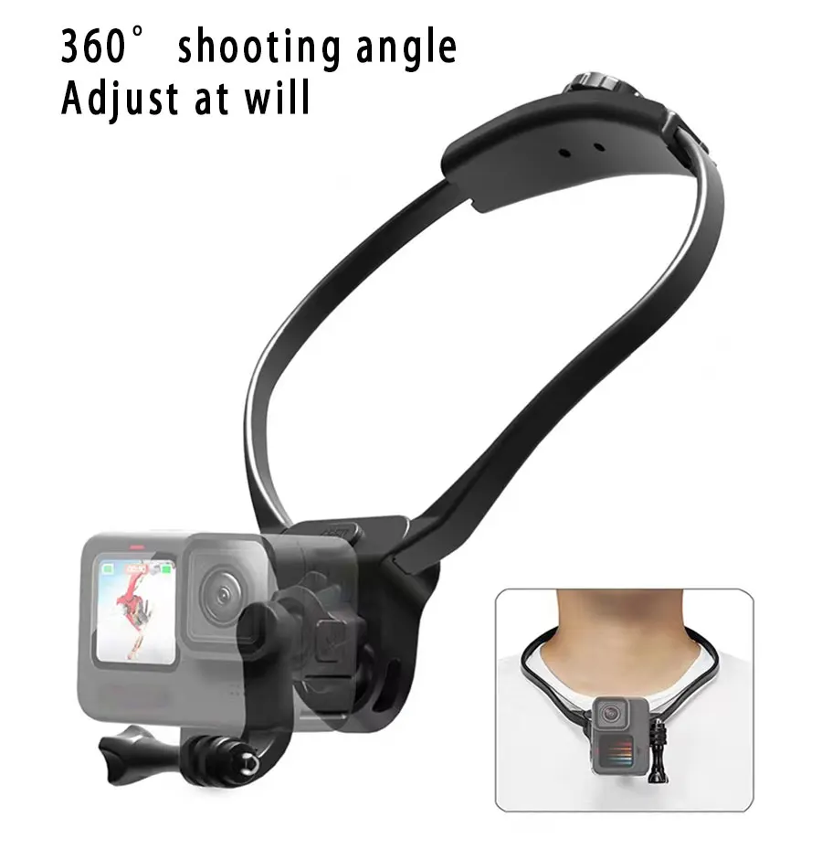 Description Picture 3 of itemAdjustable Camera Chest Strap POV / VLOG Neck Holder Mount Harness for Gopro Hero Insta360 DJI Osmo Action Camera Accessories