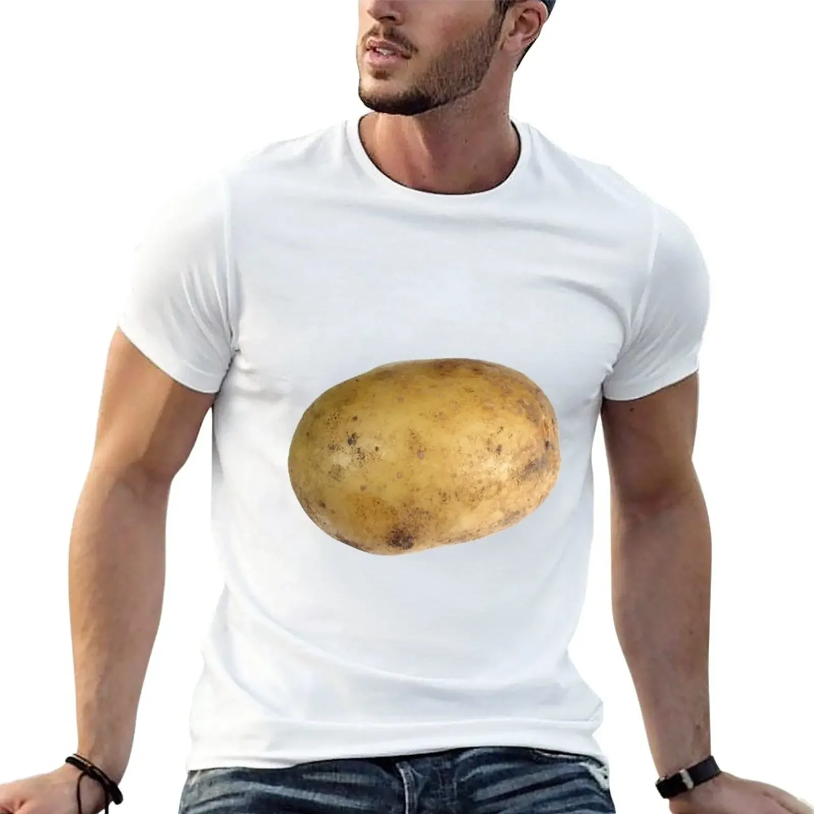 

POTATO! T-Shirt plus size tops tops vintage clothes mens plain t shirts