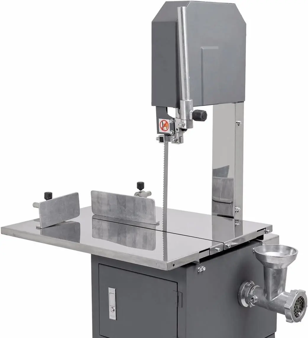 Stark Usa 2-In-1 Commercial Butcher Band Saw And Sausage Stuffer 550W Machine Slicer Meat Bone Sausage Carne Electric Meat Saw 3