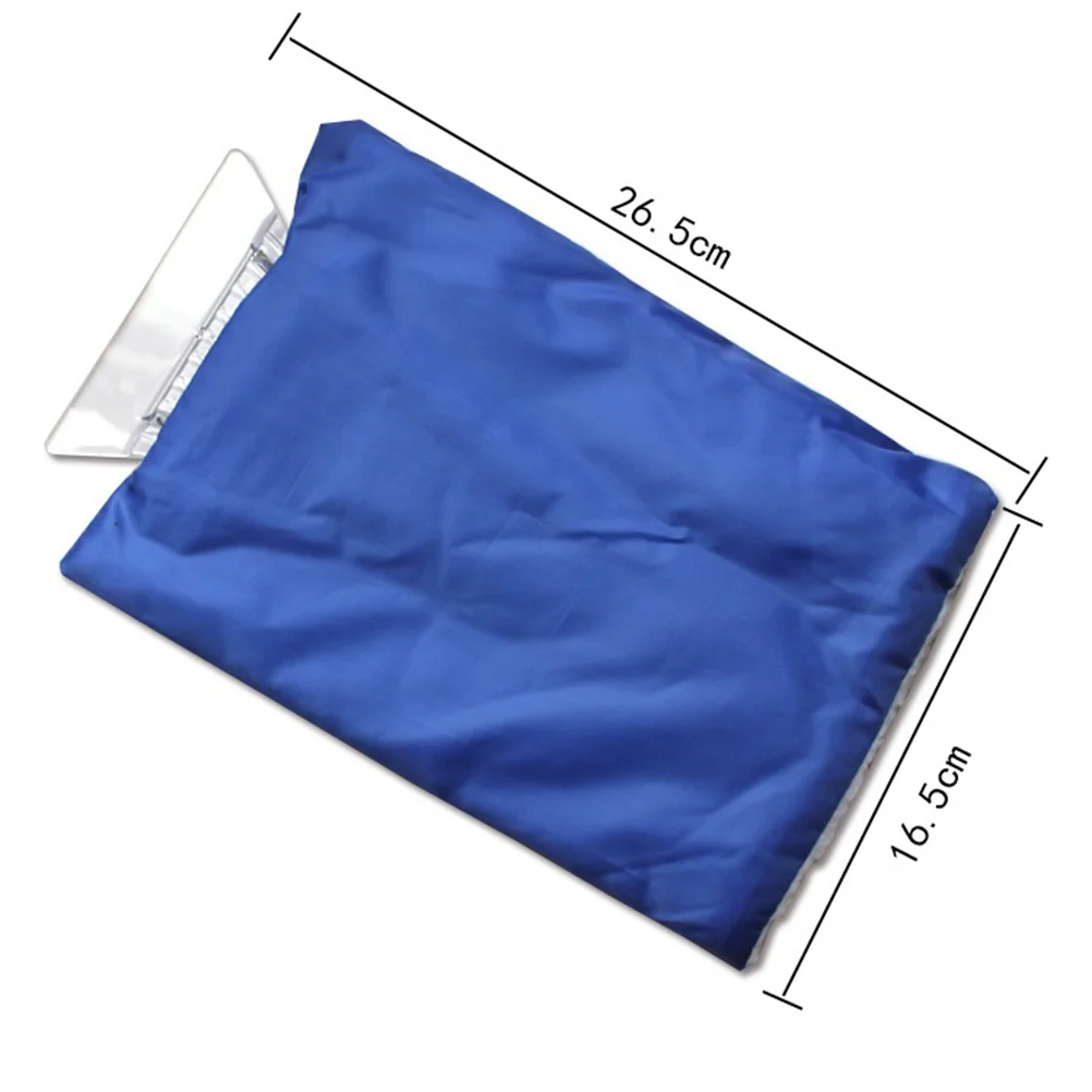 Snow Car Snow Scraper Ice Cleaner Cleaner For Windshield With Glove(Blue) Scraper for Car