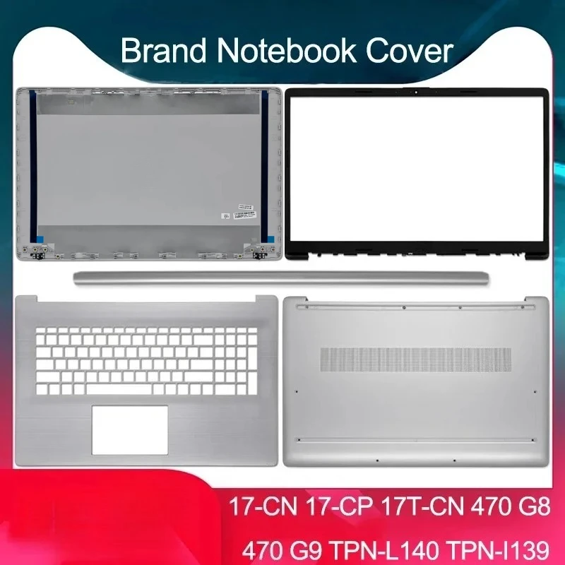 17.3인치 17-CN 17-CP 17S-CU 470 G8 TPN-L140 TPN-L139 노트북 LCD 스크린 뒷면 커버 전면 베젤 팜레스트 하단 케이스 교체 커버