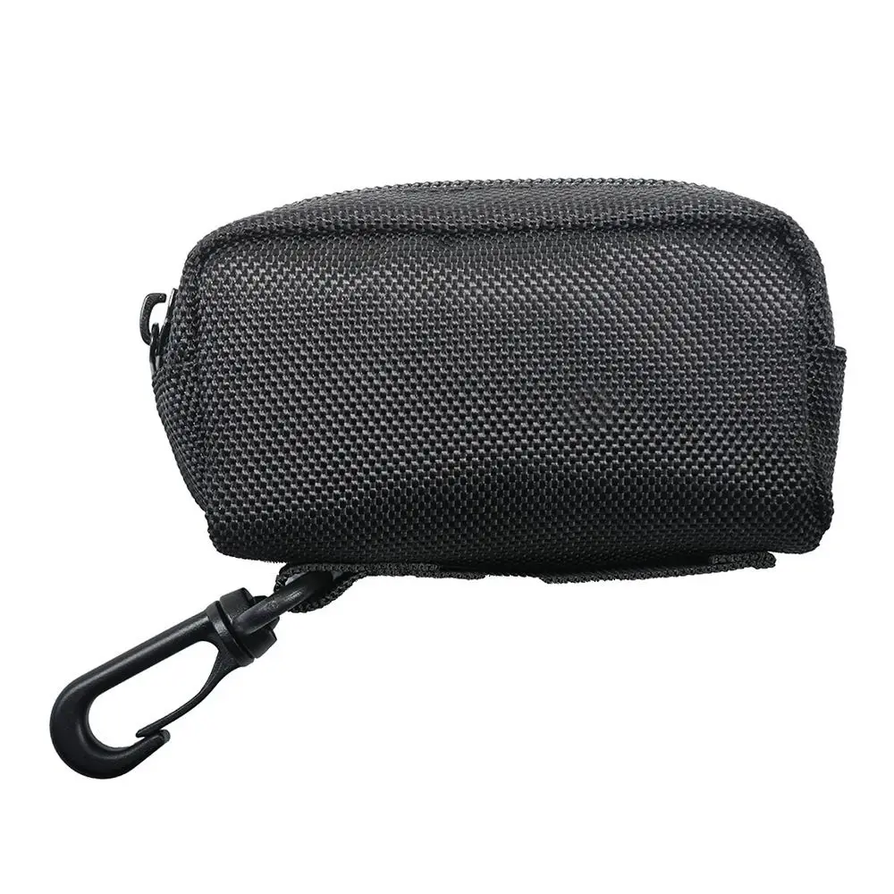 Description Picture 3 of itemGolf Tee Holder Golf Ball Pouch Storage Pocket Oxford Cloth Golf Small Waist Bag Zipper Close Black Golf Ball Holder