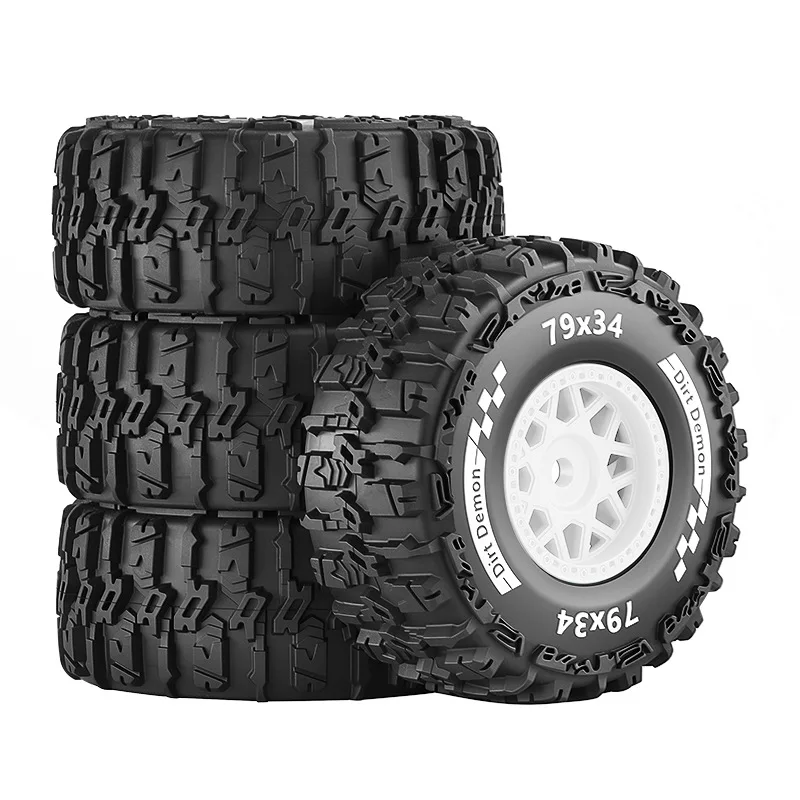 4 Stück 1/14 1/16 Short-Course-Reifen TRAXXAS MINI SLASH Offroad-Reifen