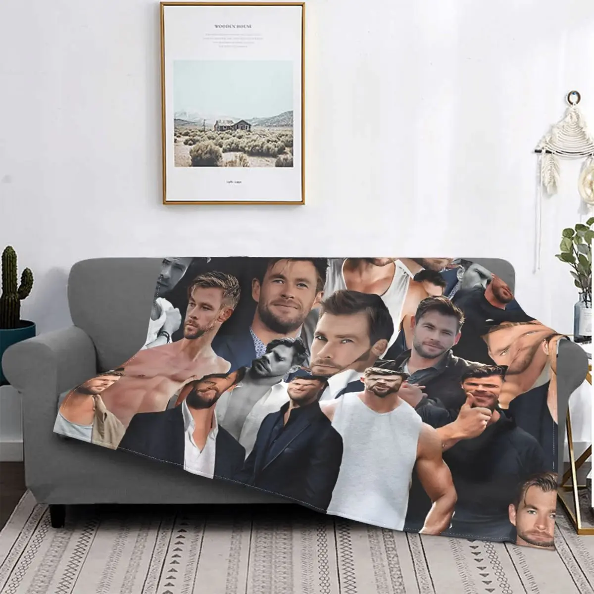 

Одеяло Kim Hyde, привлекательное бархатное всесезонное дышащее легкое одеяло с Крисом хемворт, покрывало для кровати