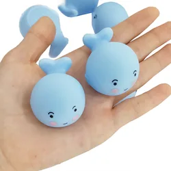 Mini jouet à presser en forme de baleine, 2 pièces, pour soulager le Stress et l'anxiété, jeux de mains pour adultes et enfants 