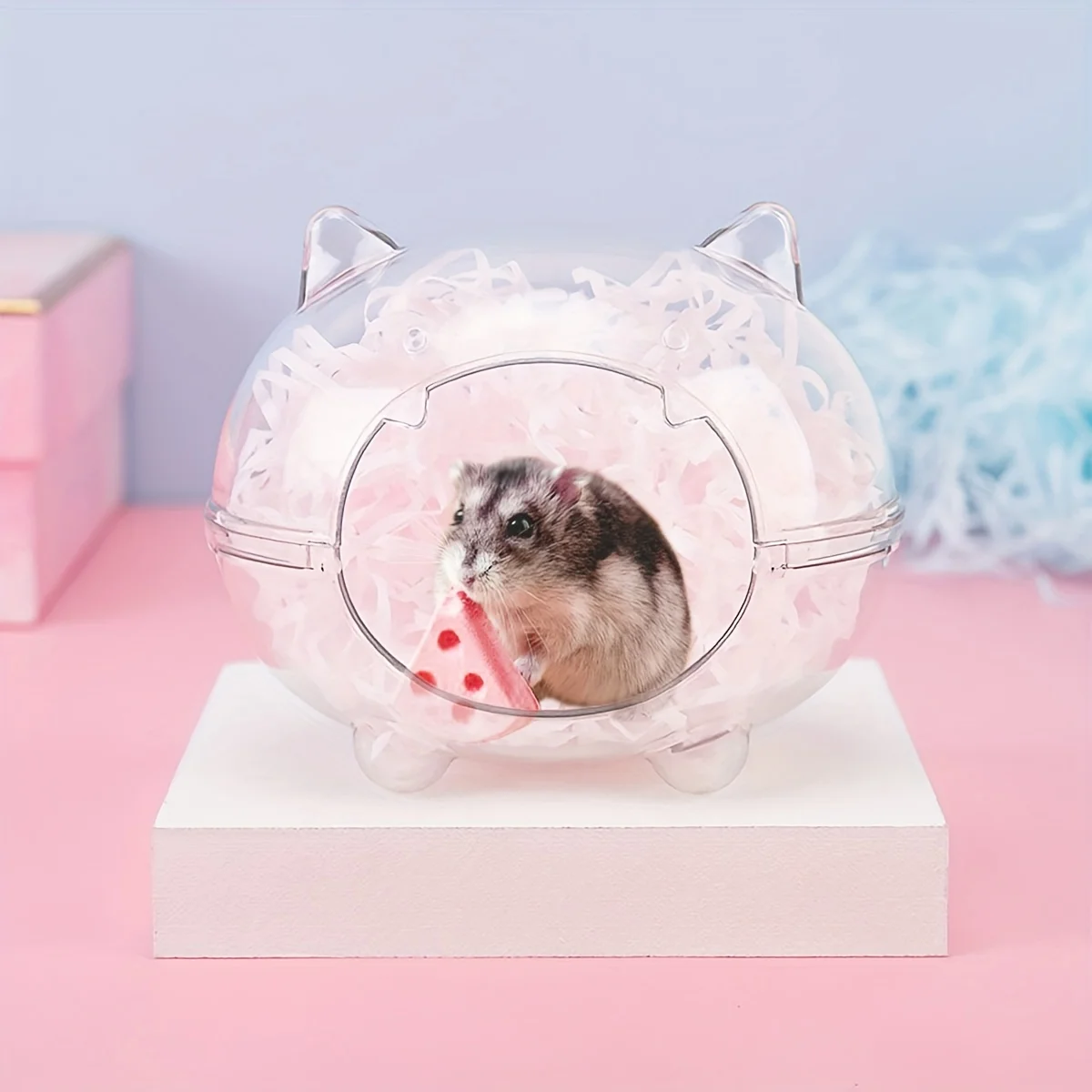 1pc Pet Hamster Box Bath Sand Room House Bathroom Cage Box for Hamster Mouse Toilet for Small Animal Pets Supplies