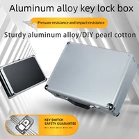 1pc Tool Storage Box, Metal Toolbox, Makeup Storage Organizer Box, Aluminium Tool Box For Tool Instrument Equipment Fishing 1