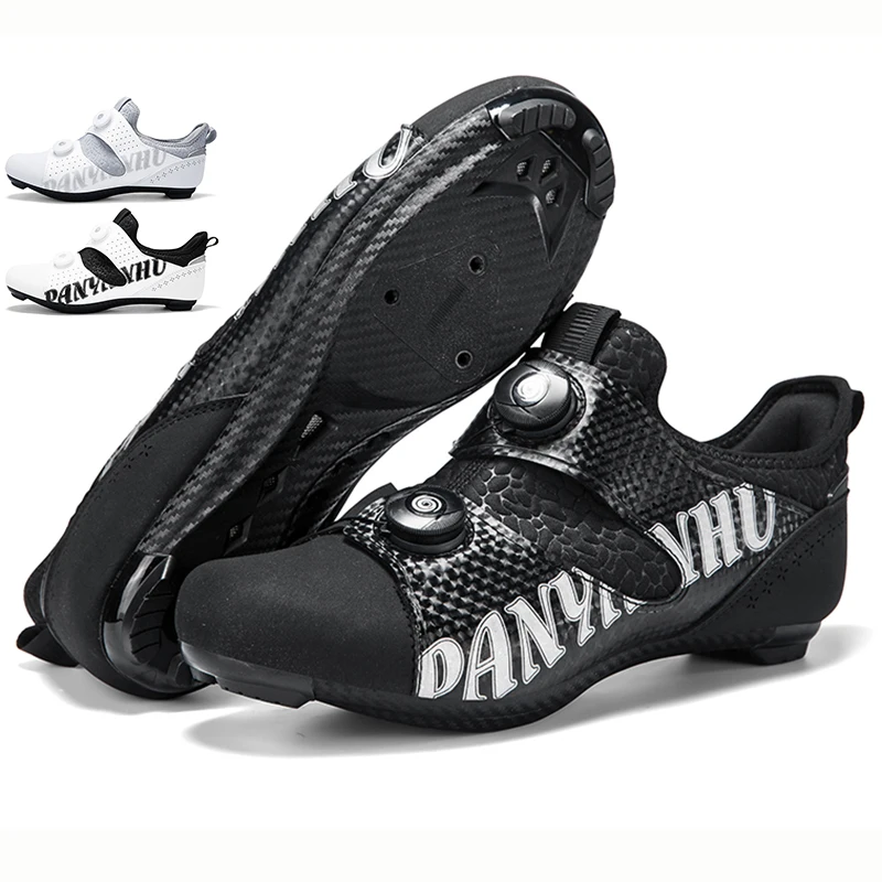 Radfahren Sportschuhe Mtb und Stollen Herren Carbon Sports Speed Fahrradschuhe Damen Mountain Racing Flat Spd Rennradschuhe 1