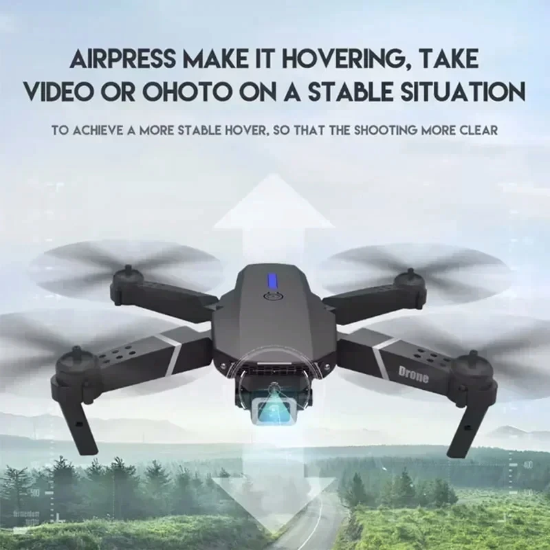 2025 NEW E88 Pro WiFi FPV Drone Wide Angle HD 4K 1080P Camera Height Hold RC Foldable Quadcopter Helicopter Toys Gift New