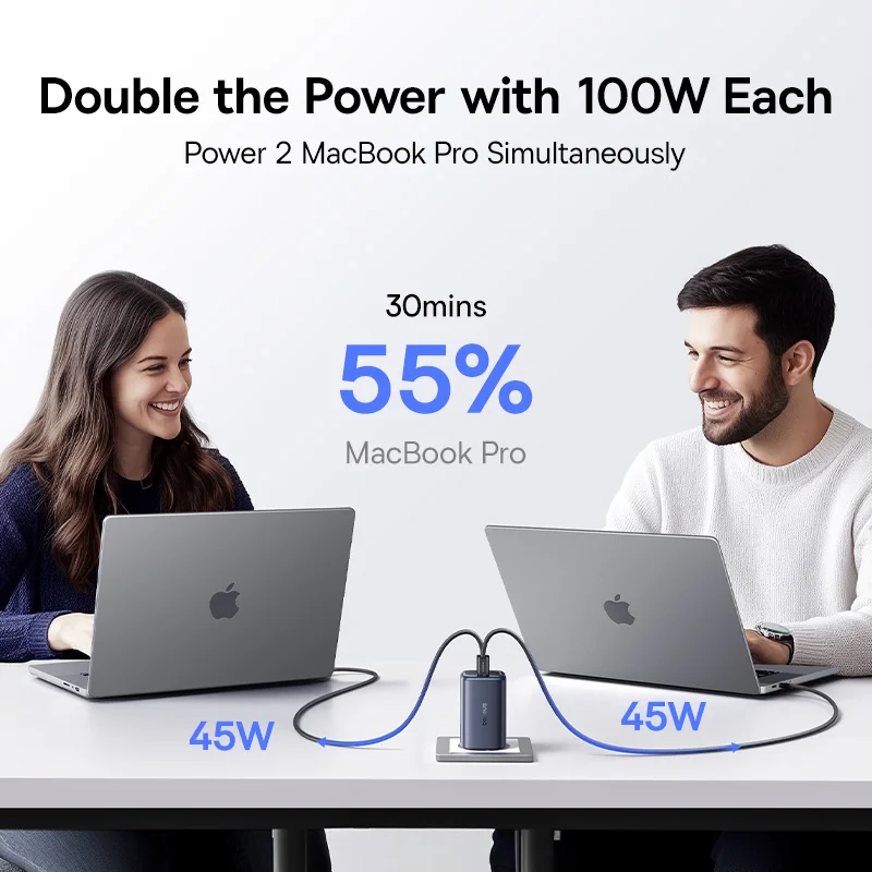 Baseus 100W GaN Charger PD Charge Type C USB Charger Support PD QC Phone Charger For iPhone 17 16 iPad Travel Charger Portable