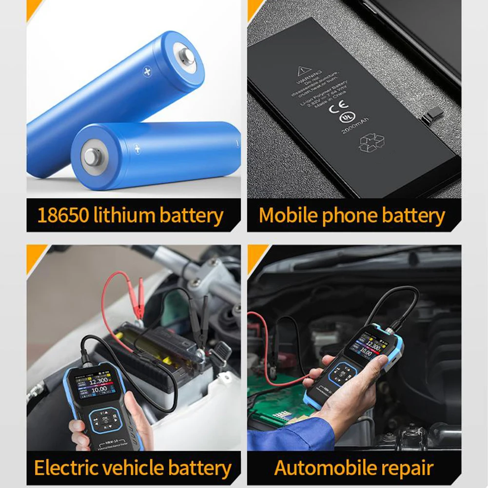 Description Picture 5 of itemFor FNIRSI HRM-10 Battery Voltage Internal Resistance Tester High-precisio Test Meters Set Full-process Recording Data Retention