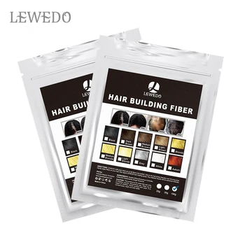 Lewedo Fibre per capelli 100g Borsa di ricarica Prodotti contro la perdita dei capelli Estensione calva Polvere per la crescita dei capelli Salone Trattamento professionale dei capelli Unisex 1