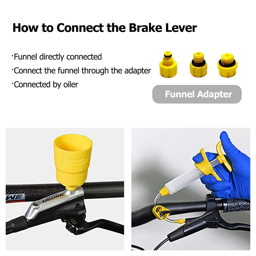 Ezmtb Bicycle Brake Oil Bleed Kit,Hydraulic Disc MTB Road Bike Brake Repair Tool,SRAM Avid MAGURA Series