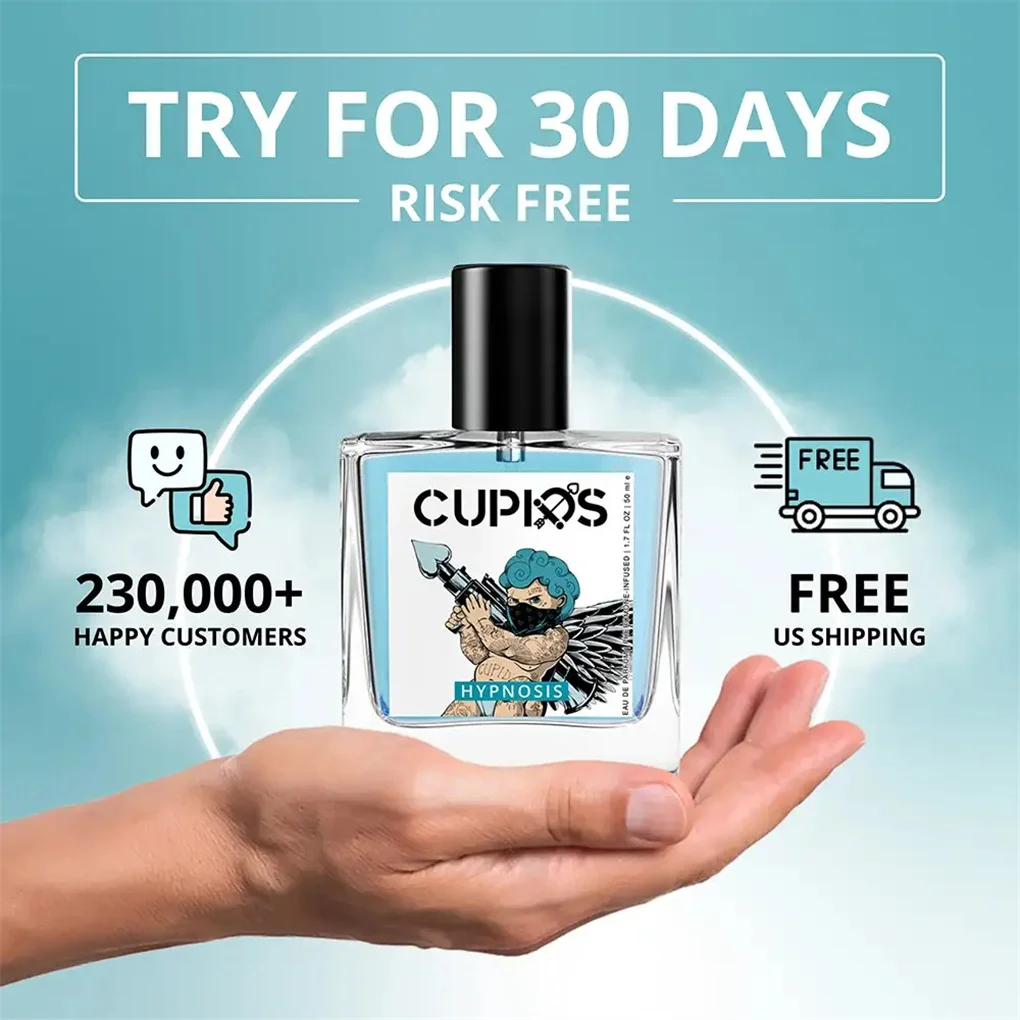 50ml Cupid Original Hypnosis 2.0 Pheromone-Infused Cologne For Men Spray 3