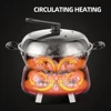 Multifunctional Steam Cooker Household Electric Steamer Hot Pot Automatic Kitchen Electric Steame Pot 5
