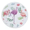 Flamingo Plants Pattern Large Round 150cm Beach Towel For Adults Wall Hanging Microfiber Bath Towel With Tassel Throw Yoga Mat 6
