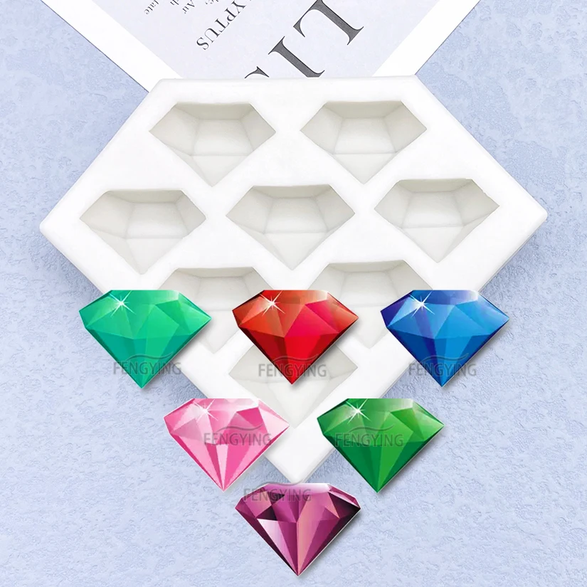 

Diamond Silicone Mold Sugarcraft Cupcake Baking Mold Fondant Cake Decorating Tools