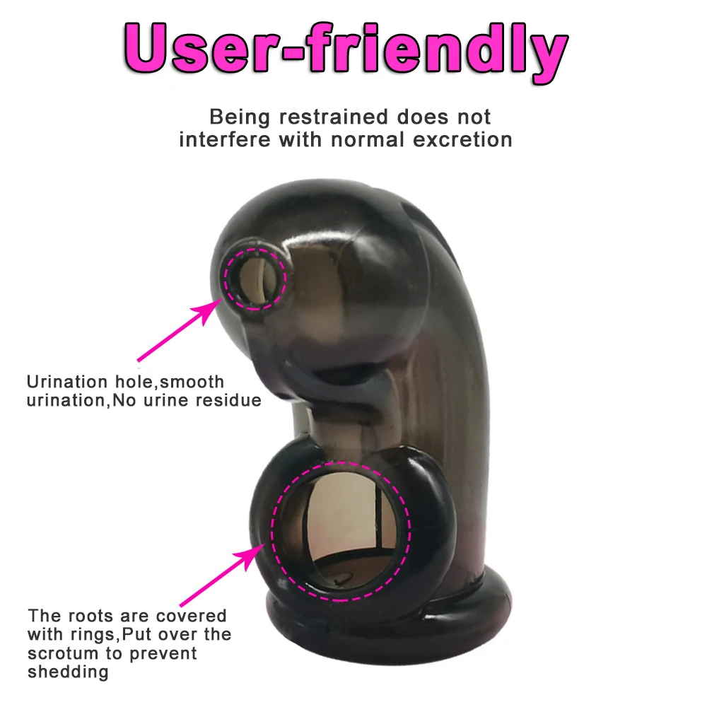 Male Soft Chastity Cage Device Ball Stretcher Scrotum Ring with thorns Restraint BDSM penis chastity cage chastity lock sex toy chastity cage accessory