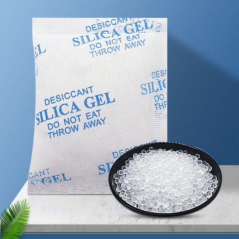 50/100/150/200/250g Silica Gel Desiccant Non-woven Packaging Damp Kitchen Room Living Moisture Dehumidifier Absorber Bag 2