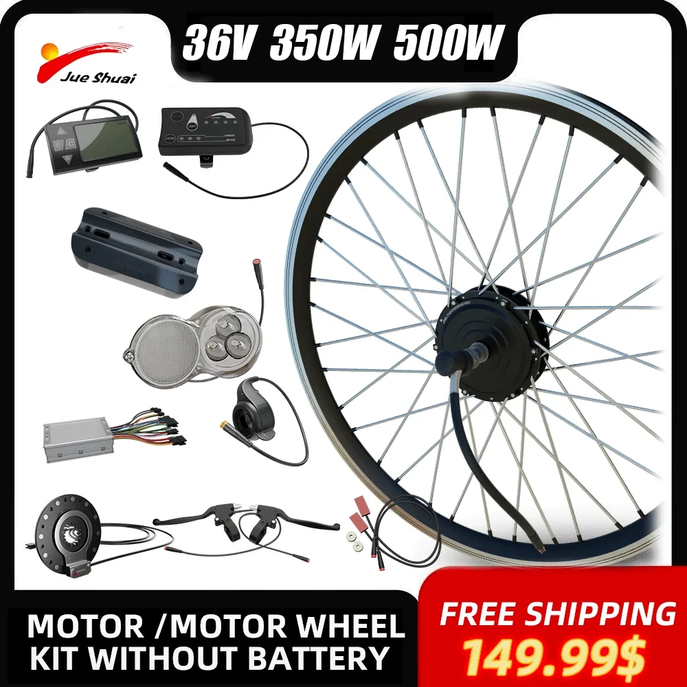 Kit Conversion Motor Electrico Para Bicicleta Rueda Delantera