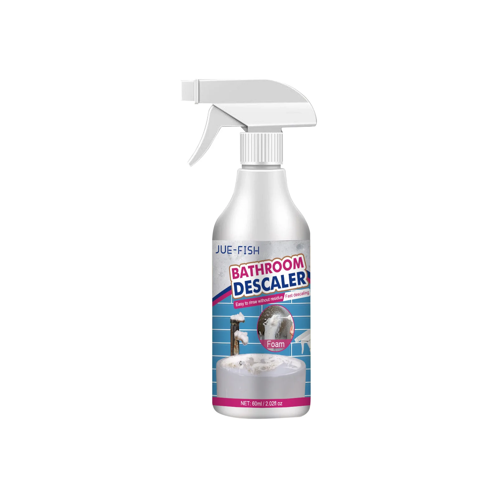 Foam Cleaner Spray Rinse-Free Degreasing Foam Spray Degreasing Cleaning  Spray Powerful Stain Removal Foam Cleaner for Kitchen And Bathroom Use