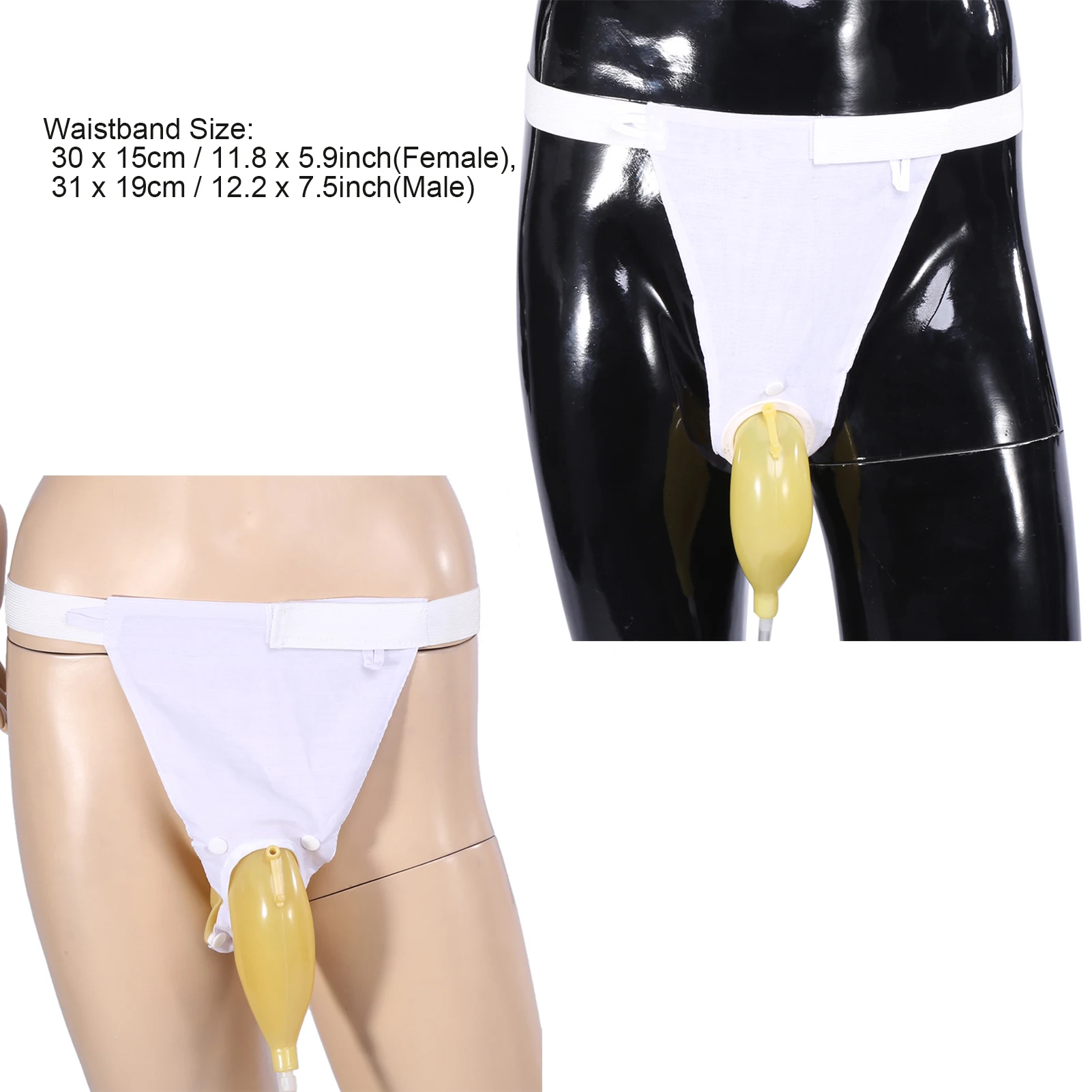1000ml Urine Collector Bag Reusable Washable Male Female Urine BagUrinary Incontinence Bedridden Patients Urination Use