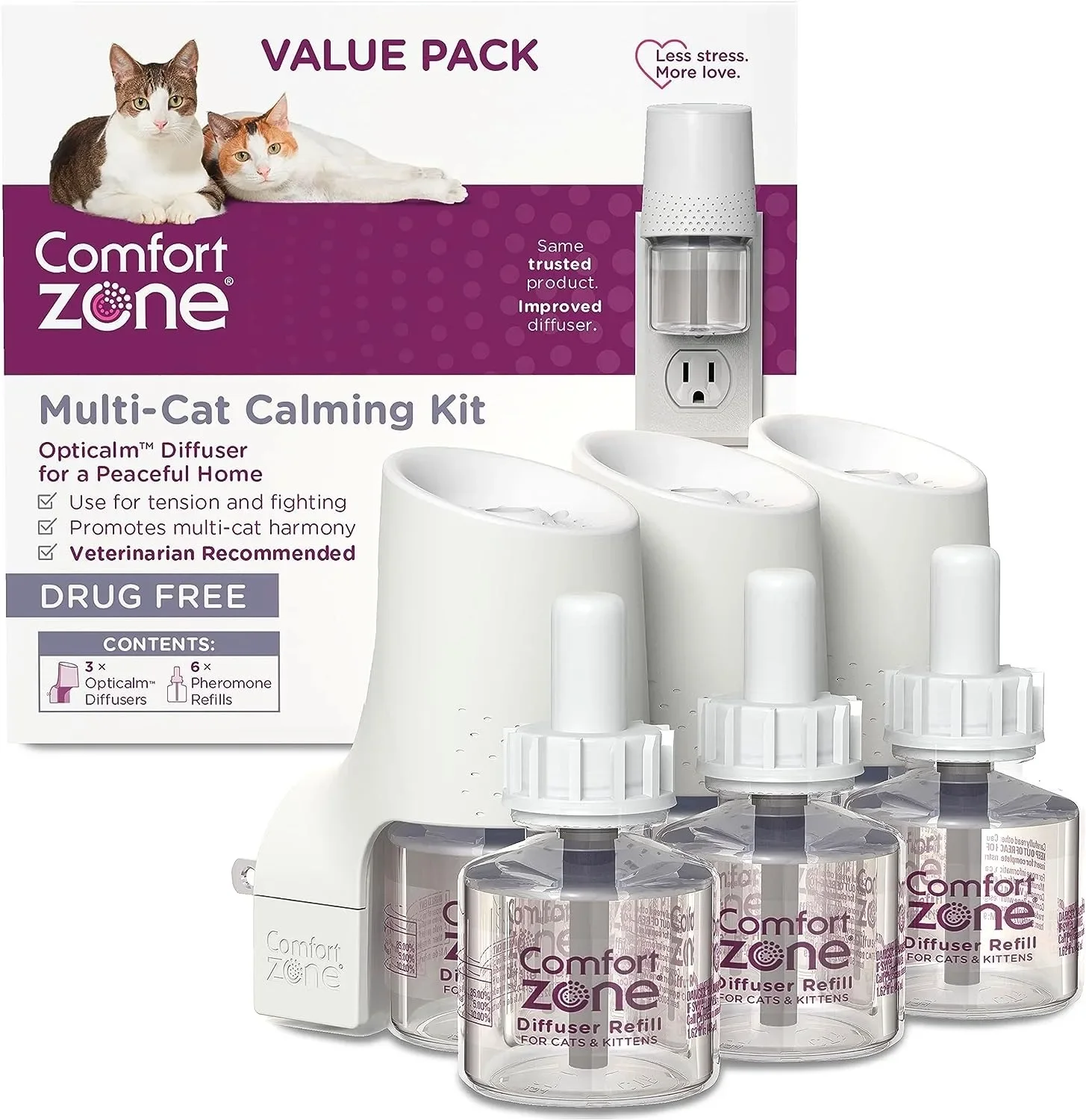 

Multi-Cat Diffuser: Value Kit (3 Diffusers & 6 Refills)