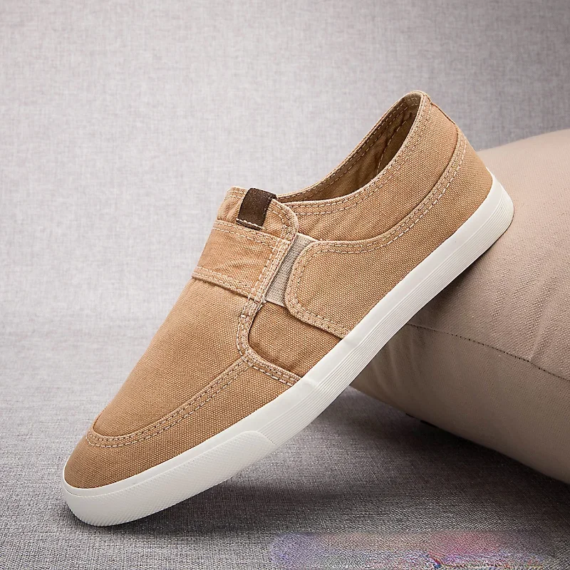 Canvas Shoes Breathable Men's Slip-on Loafers Men Sneakers Casual Comfortable Male Footwear Designer Shoes Men Zapatos De Hombre 5