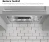 Built-in/Insert Range Hood 900 CFM, Ducted/Ductless Convertible Duct, Stainless Steel Kitchen Vent Hood with 2 Pcs Adjustable Li 3