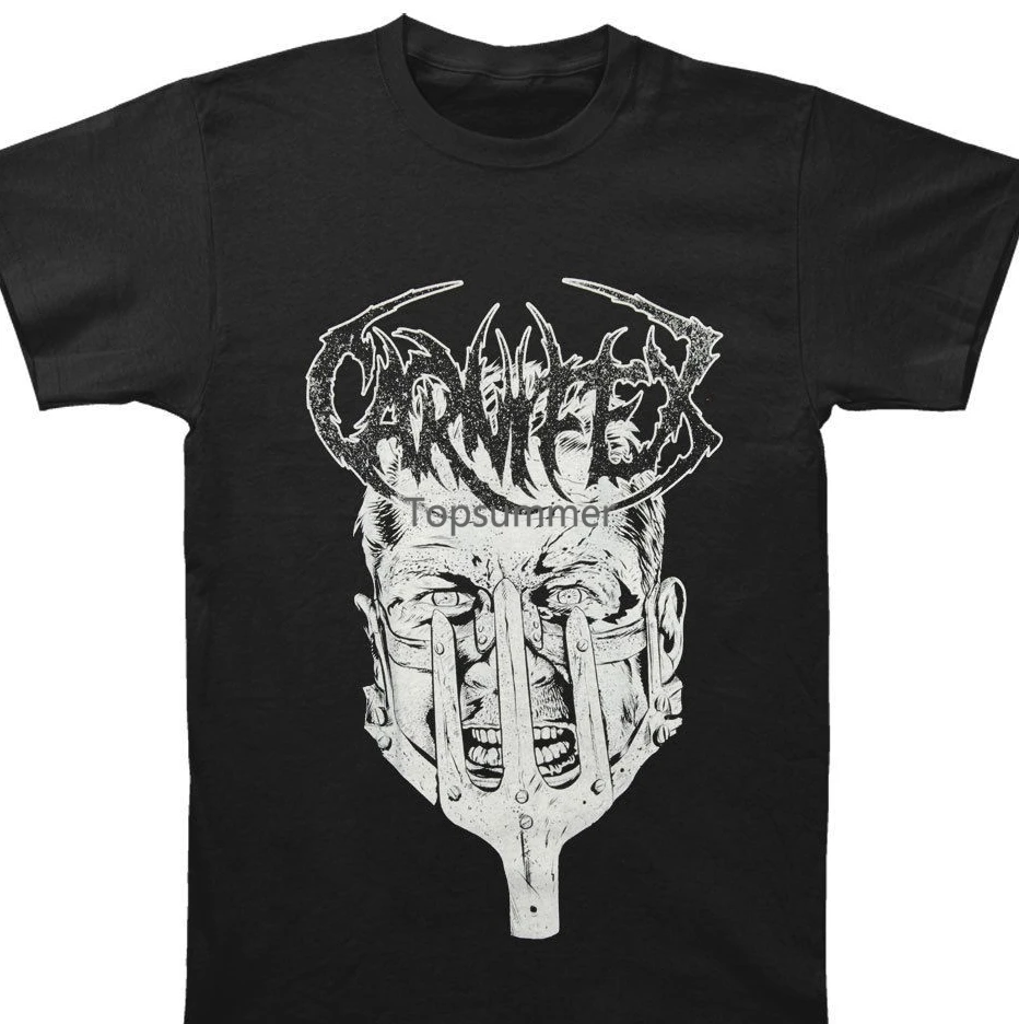 

Hipster Tees Summer Animes Kawaii Carnifex Men'S Fire And Blood T-Shirt X Large Black