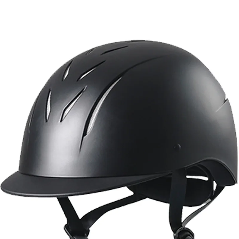 Men Women Horse Riding Helmet Equestrian High Quality Black Horseback