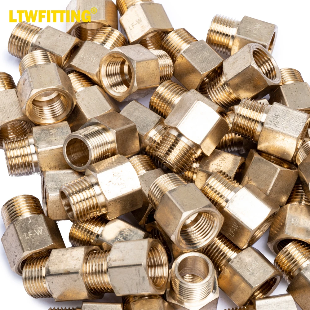 

Латунная Труба без содержания свинца LTWFITTING, 3/8 дюйма, гнездо x 3/8 дюйма, Мужской адаптер NPT, Топливный Газ, воздух (комплект из 300 шт.)