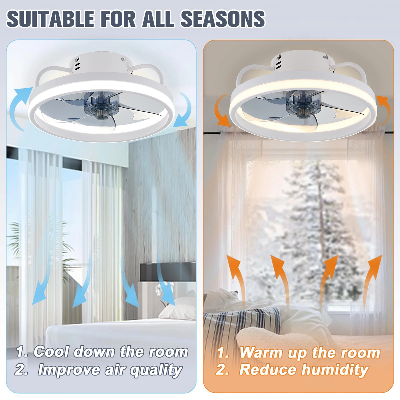 Led ceiling lights vintage chandelier IRALAN modest ceiling lamps for room Kitchen Bedroom chandelier Dining table light Simple silent LED elegant ceiling lamps