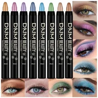 Bâton de crayon de fard à paupières noir foncé fumé, imperméable, nacré, mat, paillettes métalliques, surligneur, outil de maquillage 2