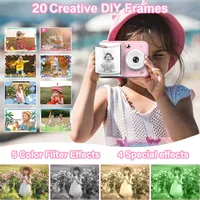 Instant Print Camera Photography Mini Printer Portable Thermal Print Photo Kids Camera HD Video Toy Gifts with Print Paper - Image 5