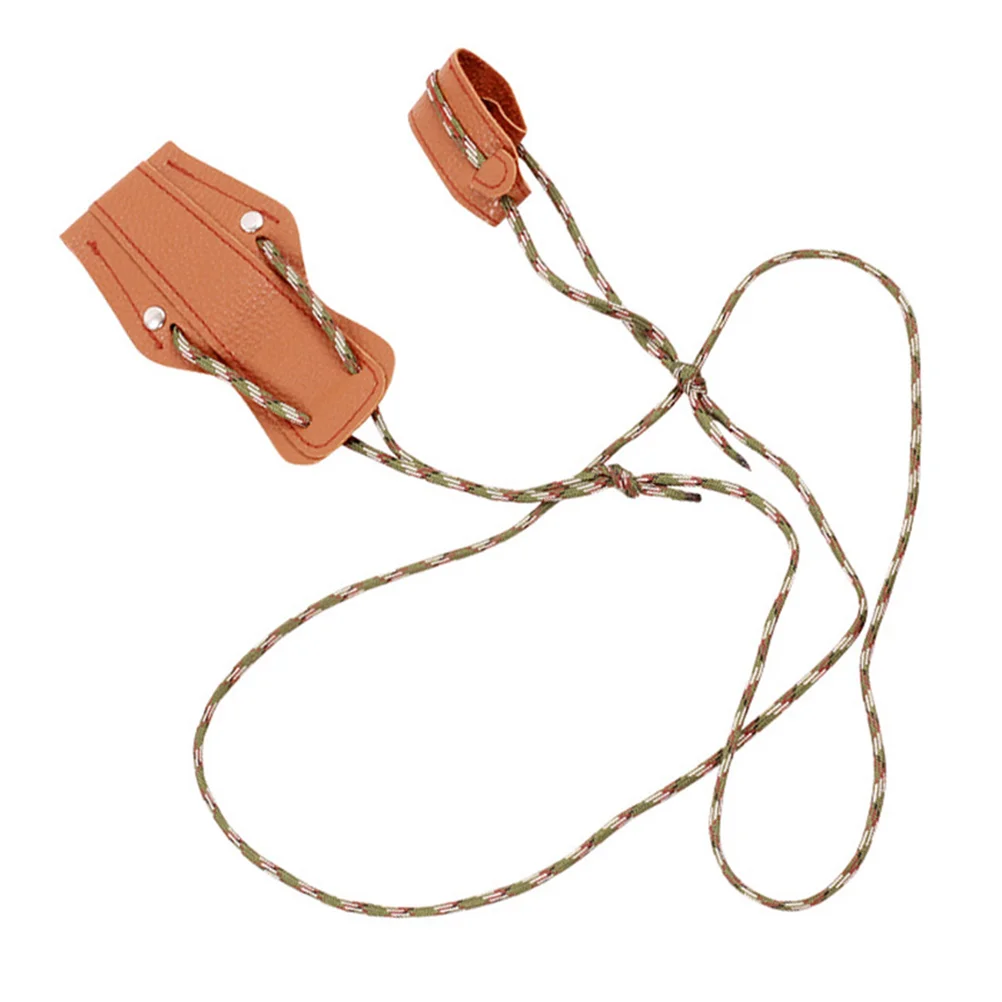 Archery Leather Stringer Strap Nylon Bow Stringer Bowstring Bow