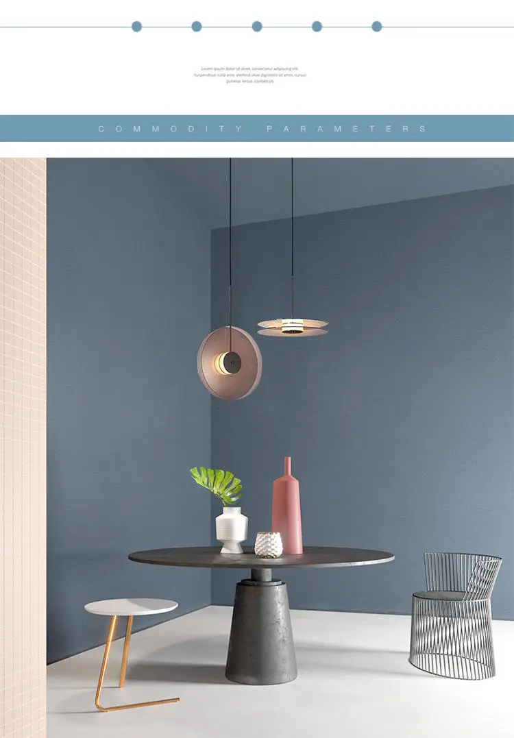 Modern Flying Saucer Glass Pendant Lights Is Used for Dining Room Bar