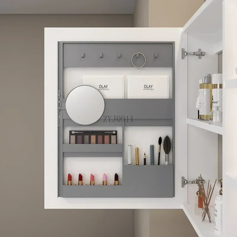 *White Bathroom Cabinets Mirror With Smart Mirror Ceramics Washbasin Vanity Bathroom Cabinets Narrow Room Furniture