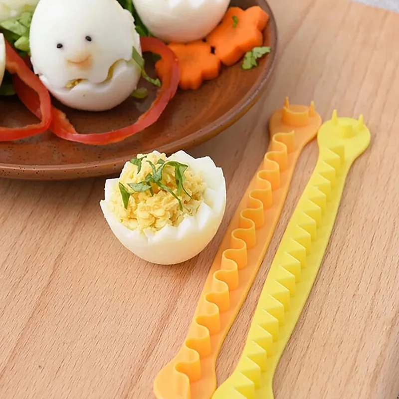 Eggshell Cutter and Vegetable Carving ToolCreative Egg Opener for Opening Eggshells and Decorating Cucumbers Kitchen Gadgets