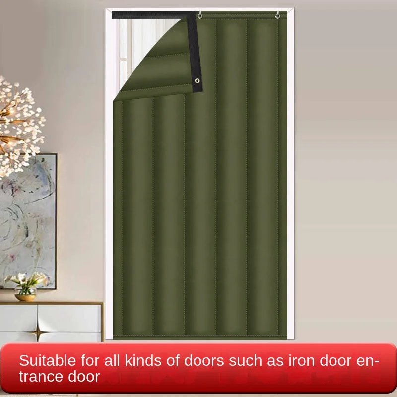 

Зимние хлопковые Дверные Шторы звуконепроницаемые утолщенные ветрозащитные теплоизоляционные водонепроницаемые и устойчивые к холоду для домашнего использования Зимние хлопковые Дверные Шторы звуконепроницаемые утолщен