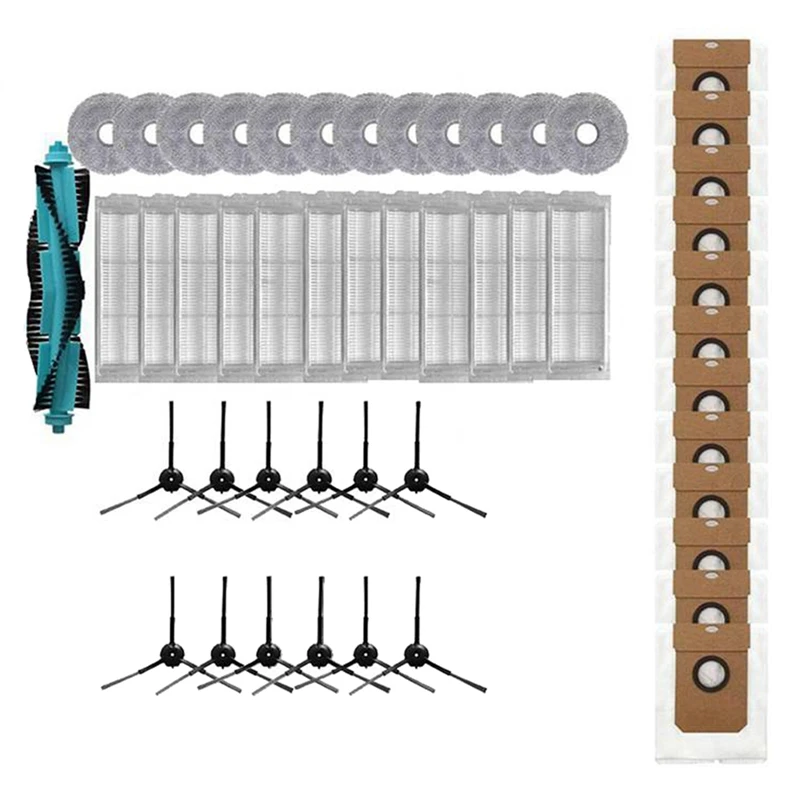 

Compatible For Cecotec Conga 11090 Spin Revolution Main Side Brush Hepa Filter Mop Cloth Dust Bag Accessories Parts