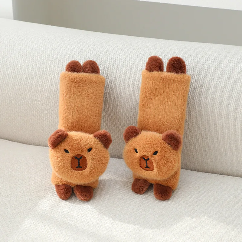 Neck Pillow Capybara Plushies Plush Shoulder Protection Kapibala Kawaii Car Decoration Of Car Supplies lovely Plushie Toy Gift