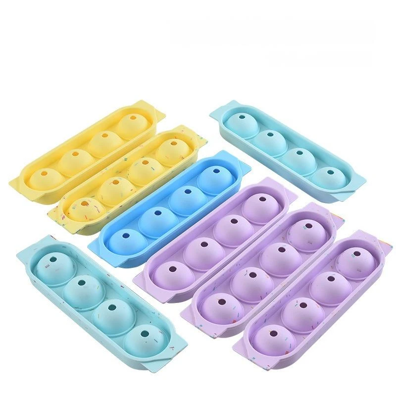 Food Grade Silicone Flat-Shaped Ice Tray Ice Ball Mold ice mold
