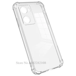 Shockproof Transparent Silicone Case - Durable Protective Back Cover - A57 5G - A77 5G (Transparent Case)