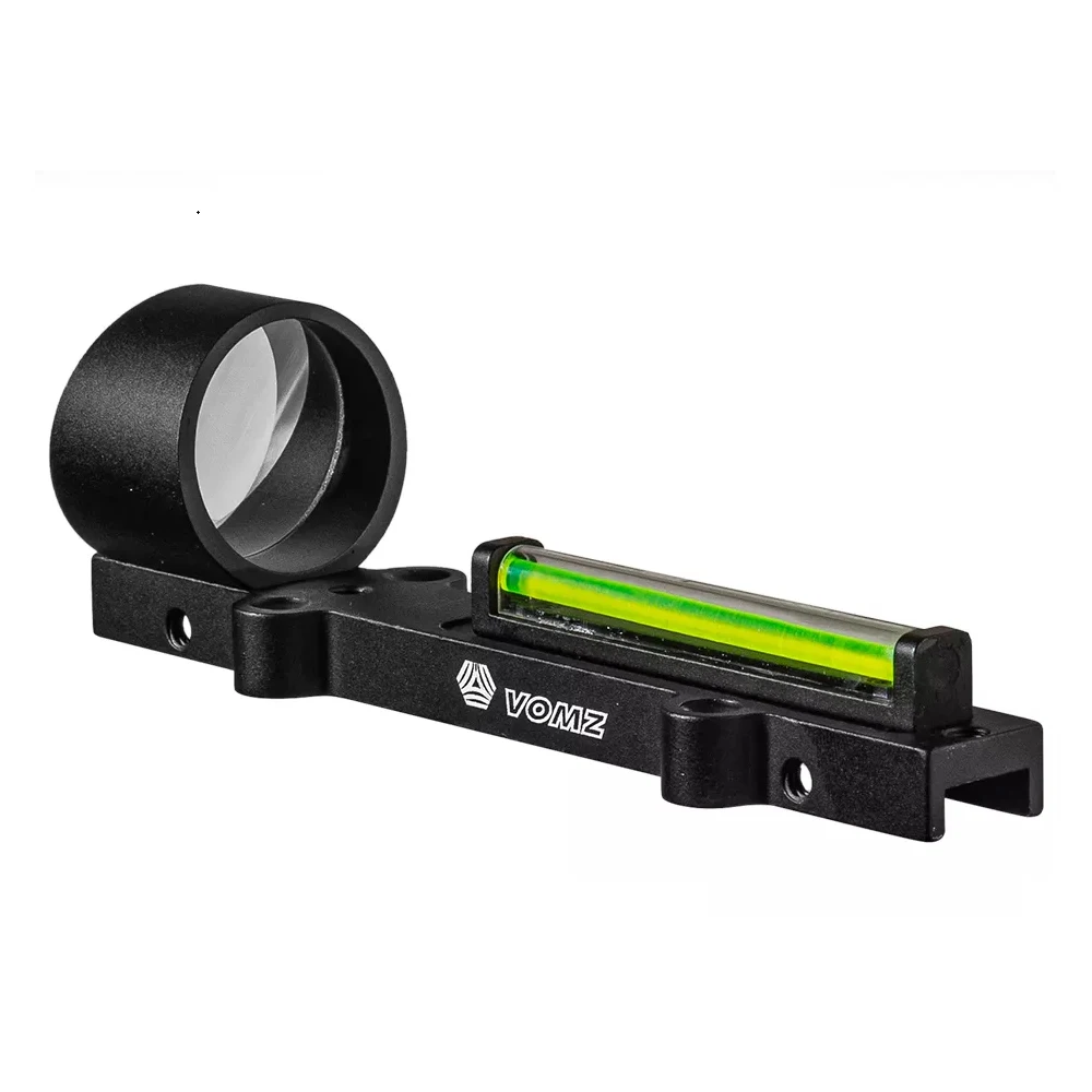 1x28 Red Green Fiber Optic Sight Red Dot Collimator Sight 11mm Rail For Shutgun Hunting Scope