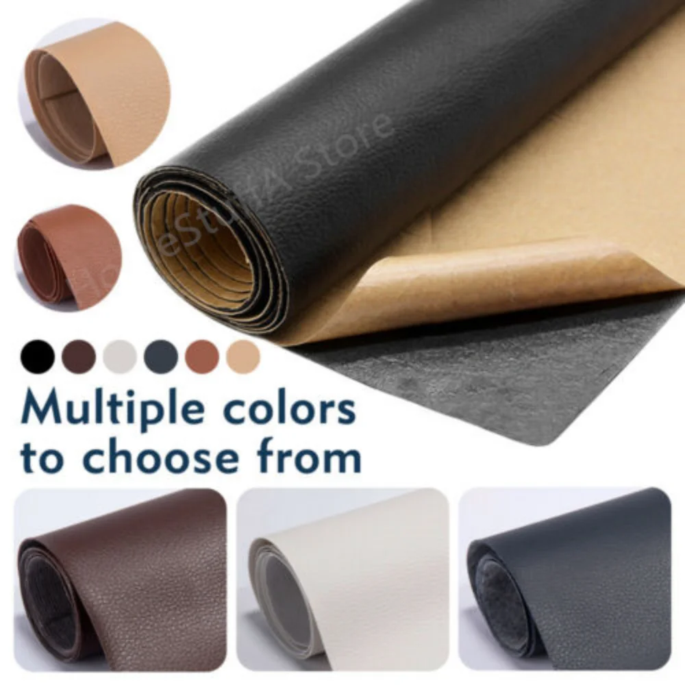 Self Adhesive Leather Repair Sticker PU Leather Patch for Car Seat Home Sofa Bag