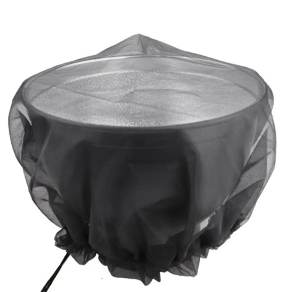 

1pc Rain Barrel Lid Cover Black Mesh Cover For Water Barrel Outdoor Water Collection Buckets Tank Protector 80cm 95cm 100cm