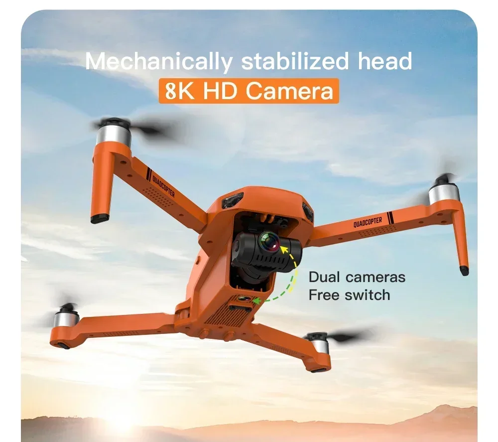 Description Picture 6 of itemKF102 GPS Drone 4k Profesional 8K HD Camera 2-Axis Gimbal Anti-Shake Aerial Photography Brushless Foldable Quadcopter 1.2km