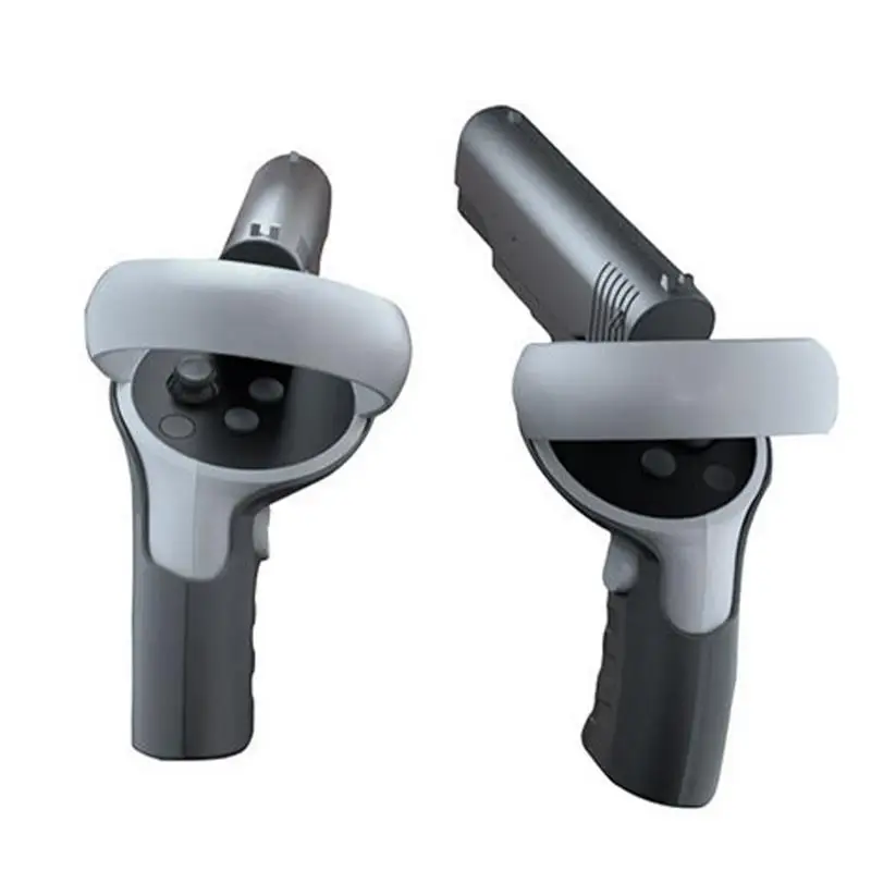 

Игры VR Shooter с рукояткой Улучшенный игровой опыт шутер со склада ручки для стрельбы ягодицы ForOculus вопросы 2 контроллер в наличии